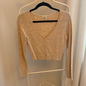 Wilfred Beige Button Down Top